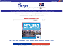 Tablet Screenshot of fishpo.com.au